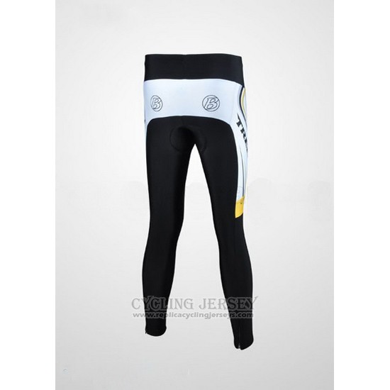 2009 Cycling Jersey Trek Black and White Long Sleeve and Bib Tight